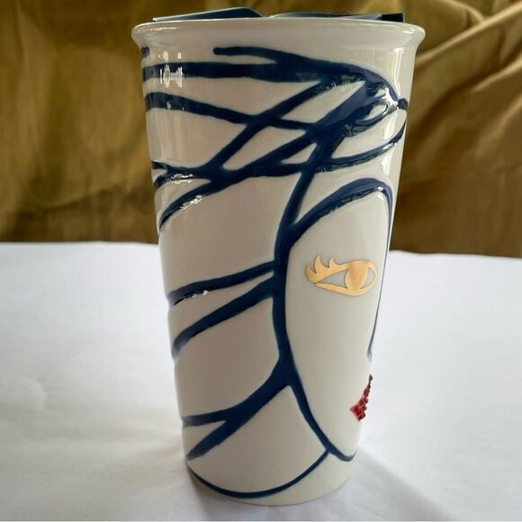 RARE Starbucks Mermaid Swarovski Ceramic Travel Mug - Picture 4 of 14